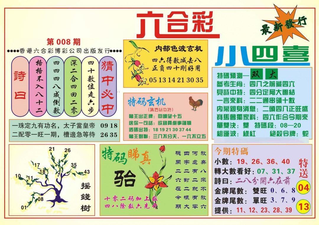 008期香港小四喜(新图)[图]